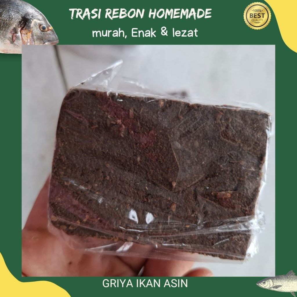

trasi rebon homemade enak termurah 100g/ trasi murah/ terasi rebon original 100g