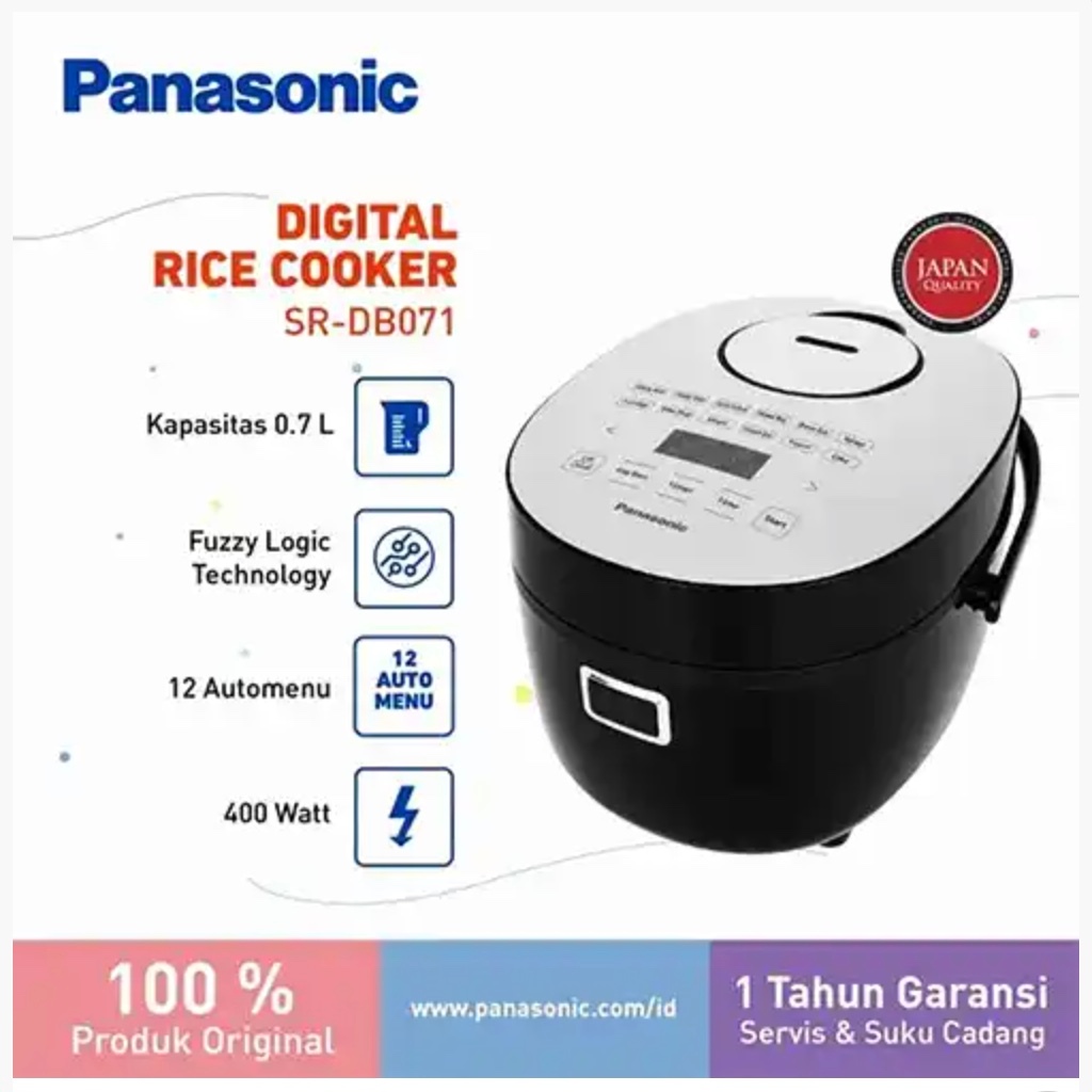 PANASONIC DIGITAL RICE COOKER SR-DB071KSR