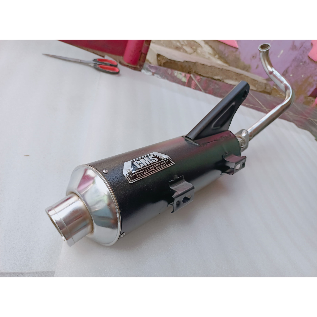 Beat deluxe knalpot custom desain unik suara memikat bet fi mio all seris vario scoopy smile sporty