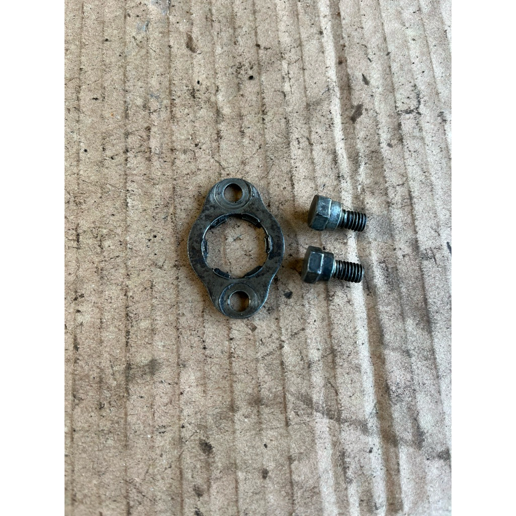 penahan gear gir depan set baut tiger mp gl cb original copotan