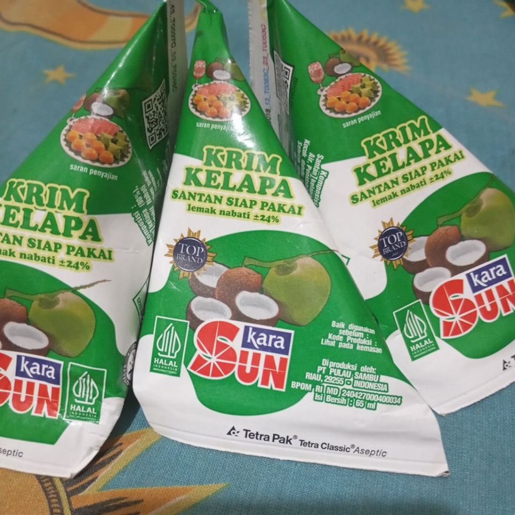 

Santan Kelapa Sun Kara/Sasa/Rose Brand 65ml