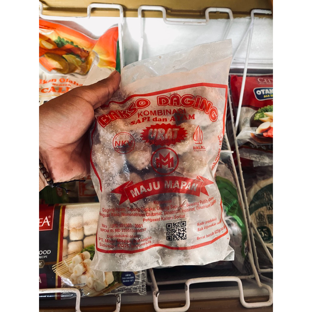 

Maju Mapan Bakso Urat daging sapi & ayam