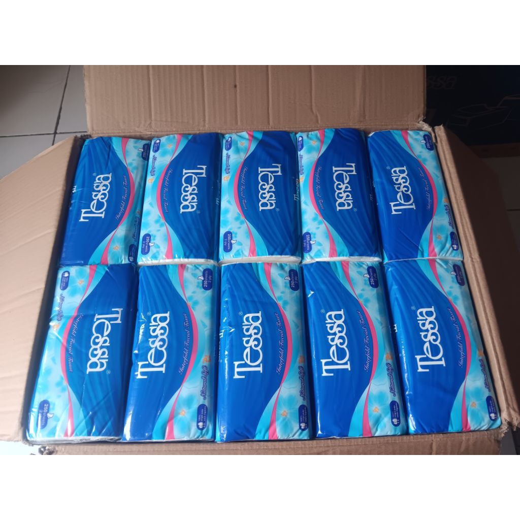 1 Karton 40 Pcs Tisu Tessa 250 Sheets
