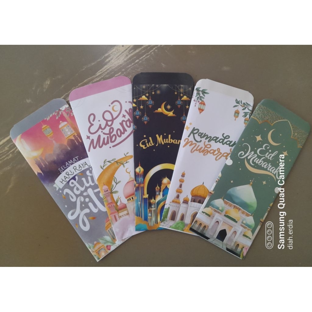

5pack (50pcs) Amplop lebaran Idul Fitri ukuran Jumbo