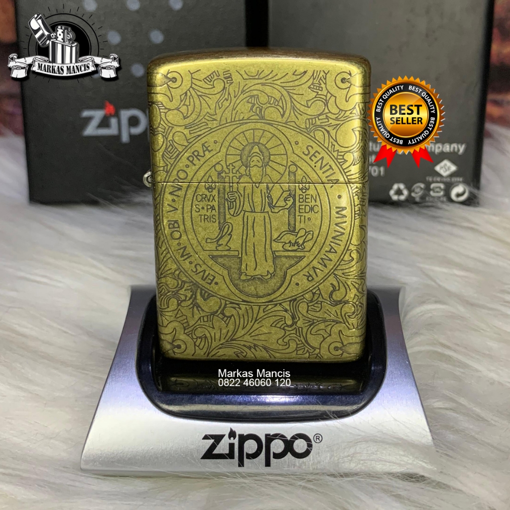 Korek Api Zippo Costantine Gold Full Grafir Five Side Premium