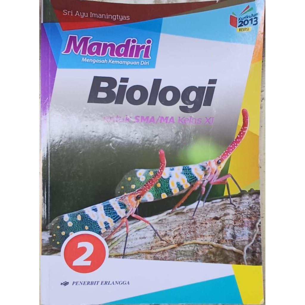 Buku mandiri biologi kelas 2 sma [ buku bekas ]