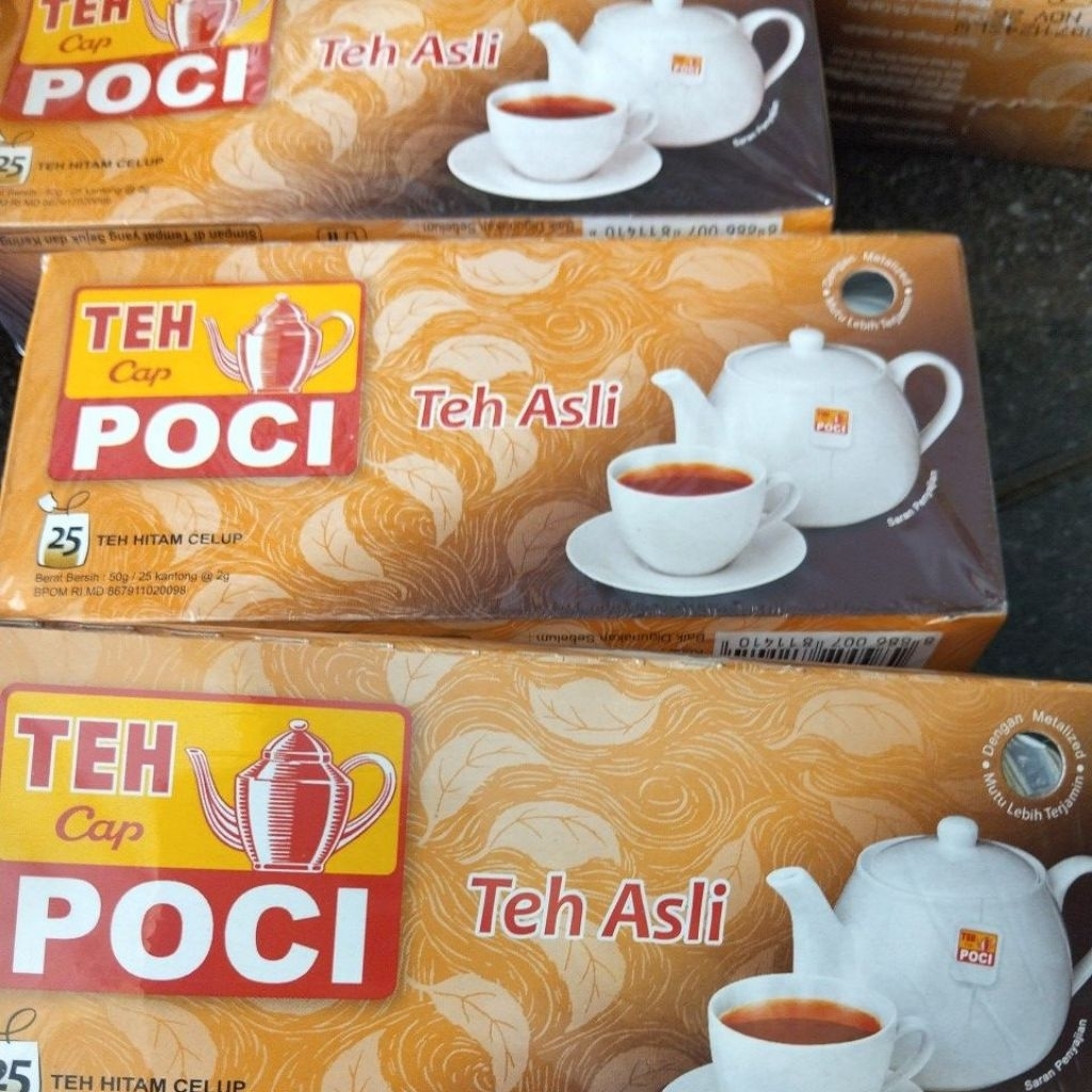 

TEH CELUP CAP POCI ASLI ISI 25