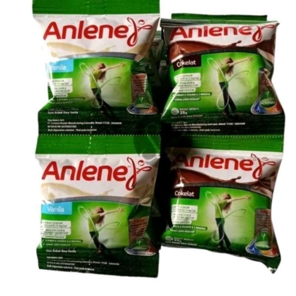 

anlene actifit vanila (20 gr) & coklat (22 gr) isi 10 sachet