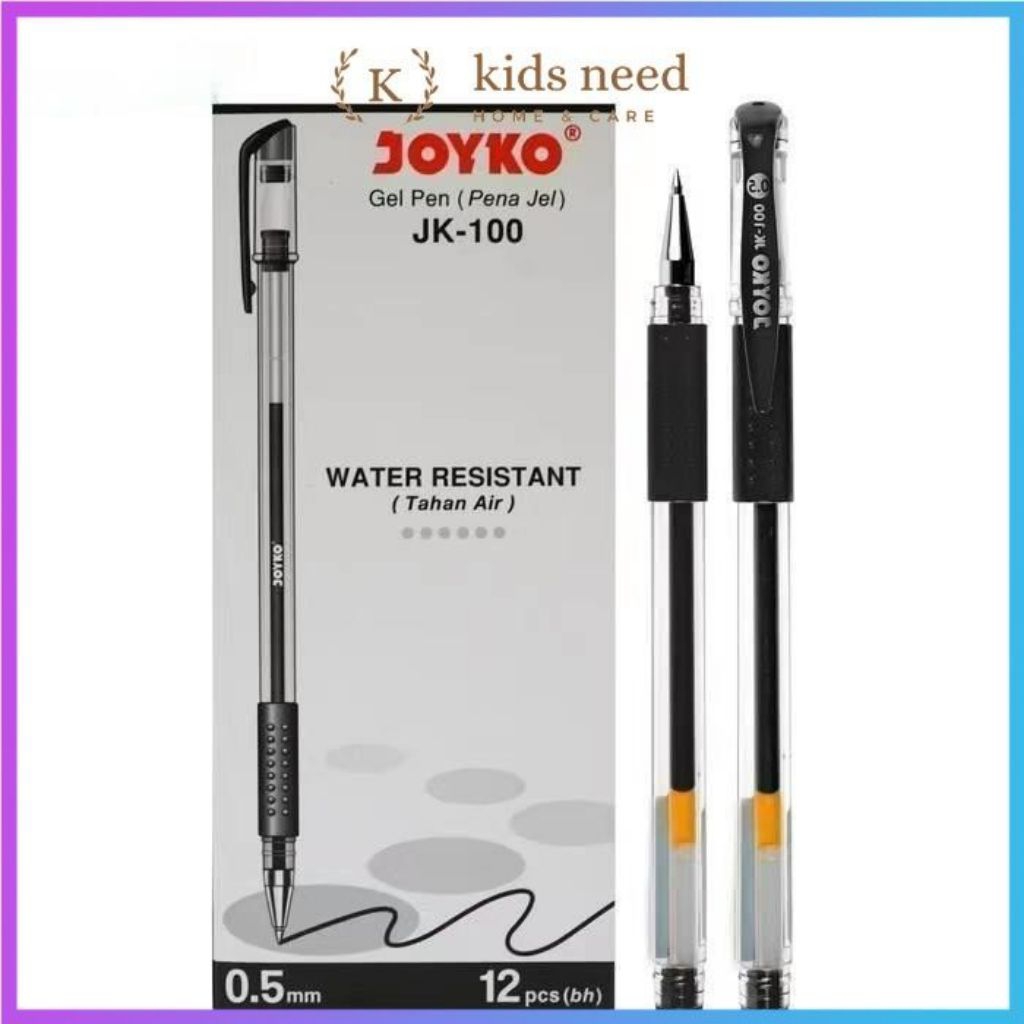

(12pcs) PULPEN GEL JOYKO JK-100 /JK-100NT