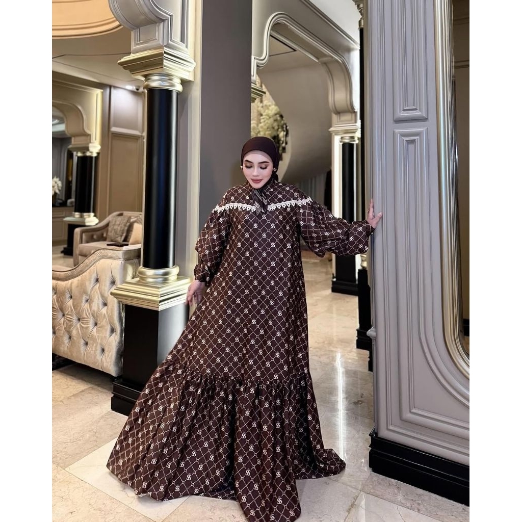 SHELLA SAUKIA ORI ❤️ DRESS SUTRA MONOGRAM