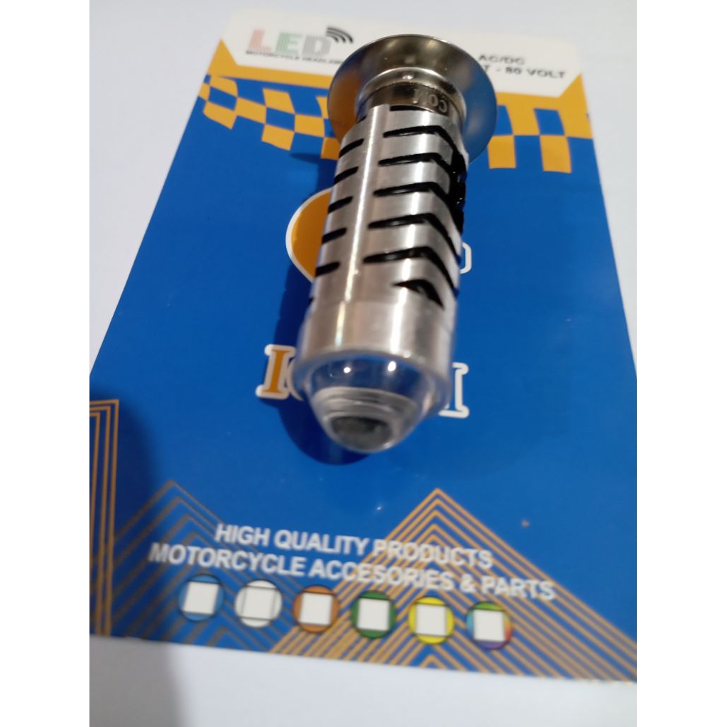 Lampu Depan Utama motor LED Putih Kuning(jauh)