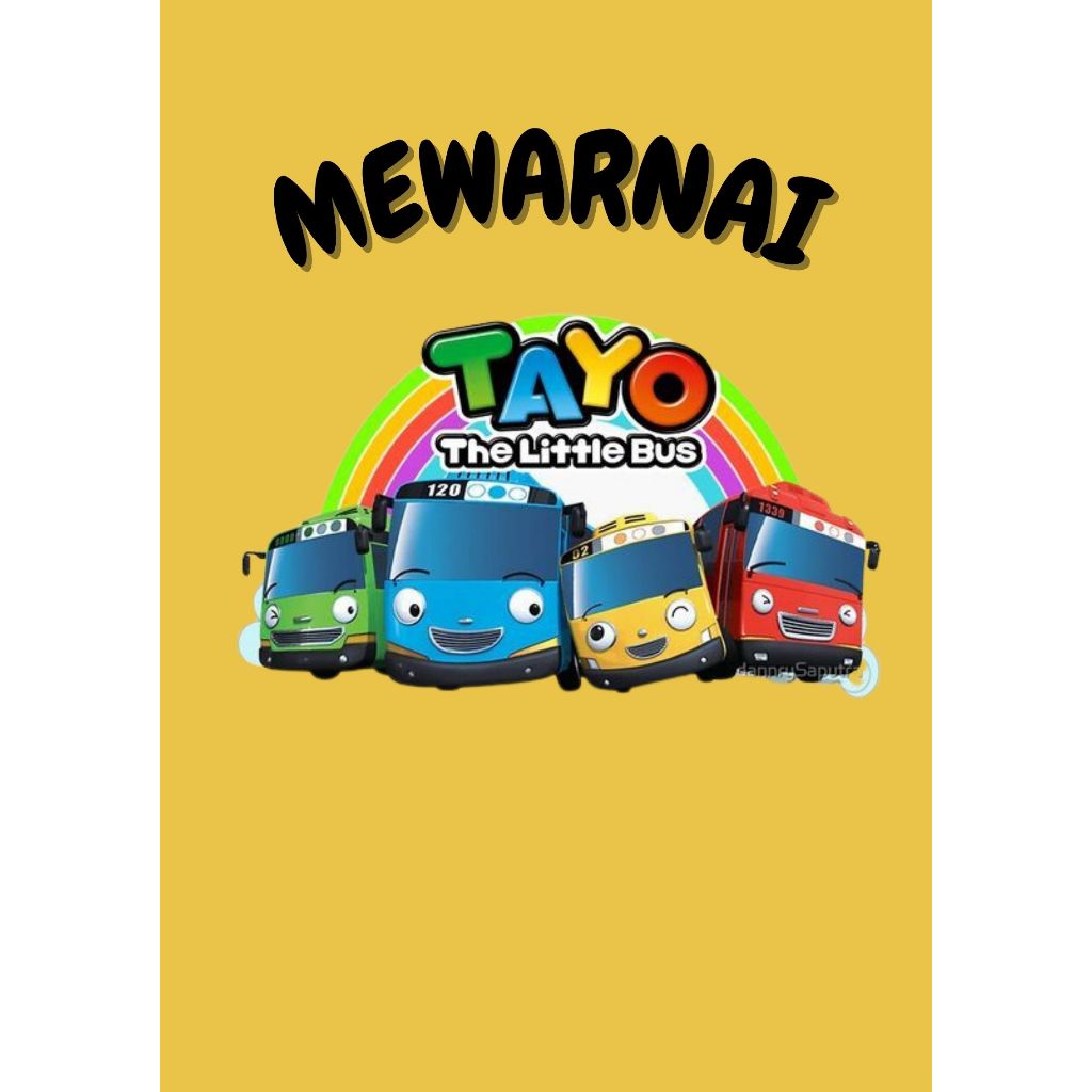 

30 Lembar Mewarnai Tayo Kertas HVS A4 dan A5| Lembar Mewarnai Anak TK dan Paud| Sketsa Mewarnai