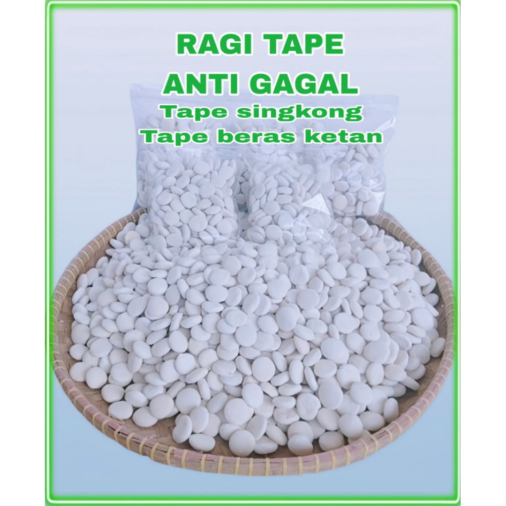 

Ragi tape super manis dan legit anti gagal tape singkong/ketan 500 gram/setengah kilo