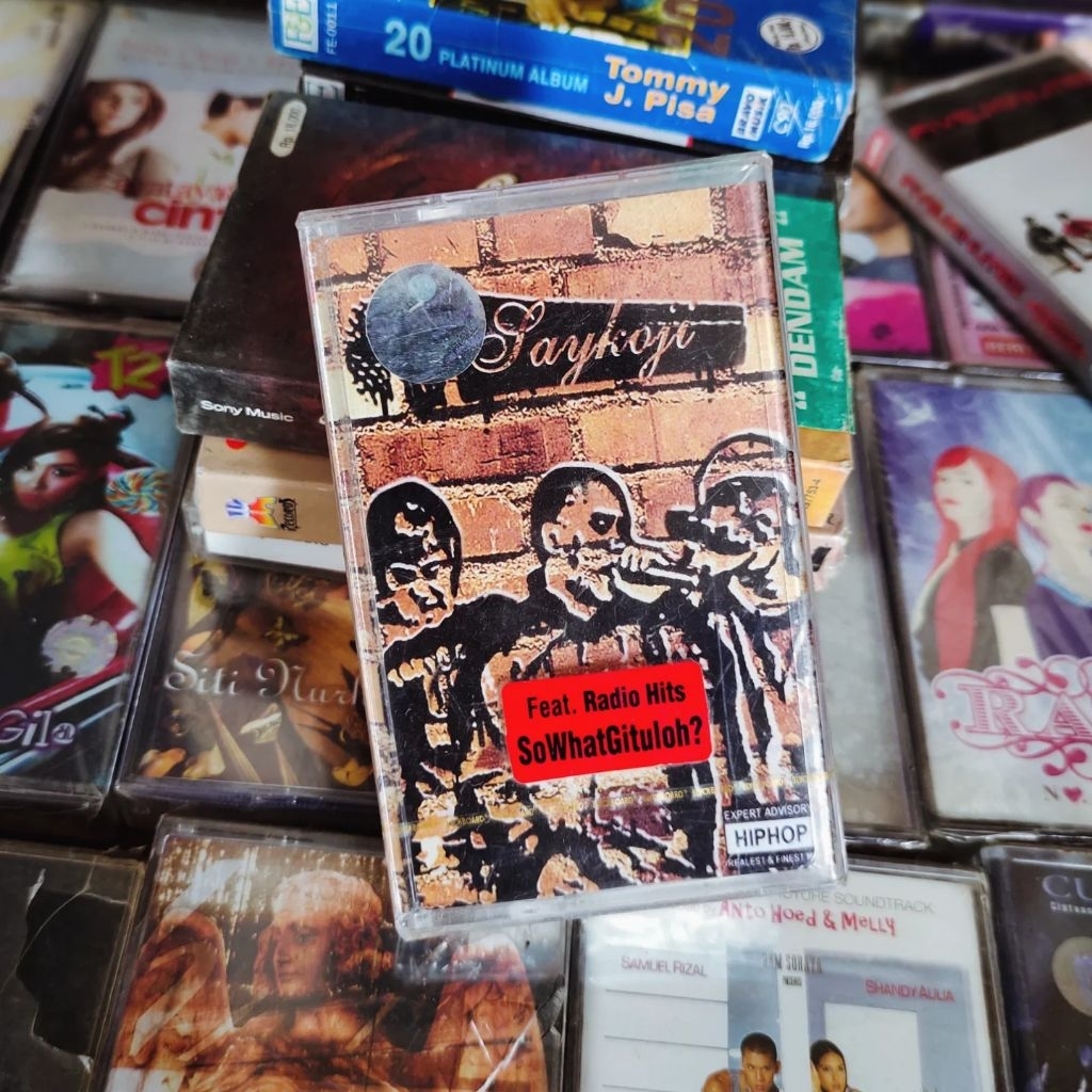 Kaset Pita Musik HipHop SAYKOJI " So What Gitu Loh". Segel Baru