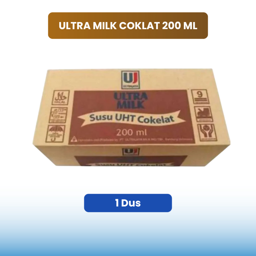 

Jual Susu Ultra Milk Rasa Coklat 200 ml 1 Dus