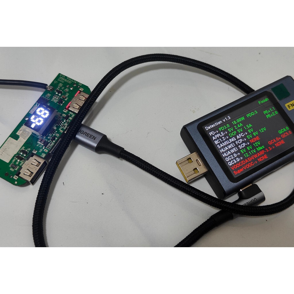 brkh Modul PB LCD Power Bank Quick Charge PD3.0 QC3.0 QC4.0 18650 4.2V Powerbank Fast Charger brkh