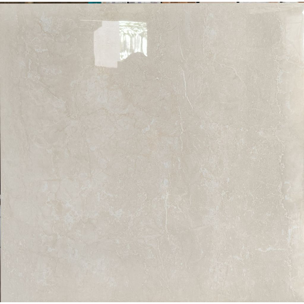 granite cream motif 60x60 Lebeau cream