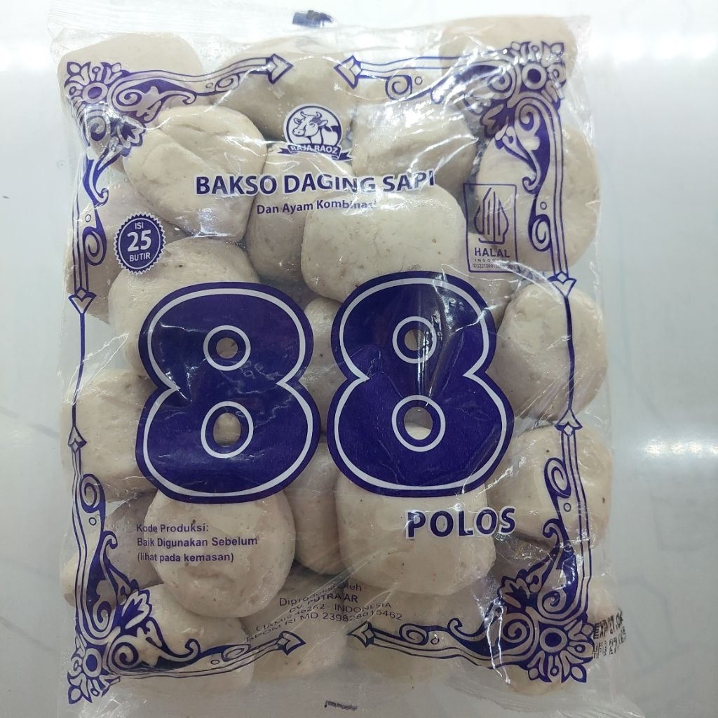 

BASO SAPI 88/BASO KOMBINASI AYAM/BASO ENAK ISI 25