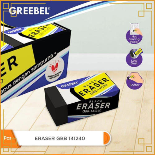 

Greebel Penghapus Pensil Hitam Kecil 141240
