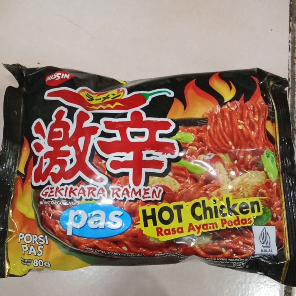 

Nissin Mi Instan Goreng Gekikara Ramen Hot Chiken 80gr