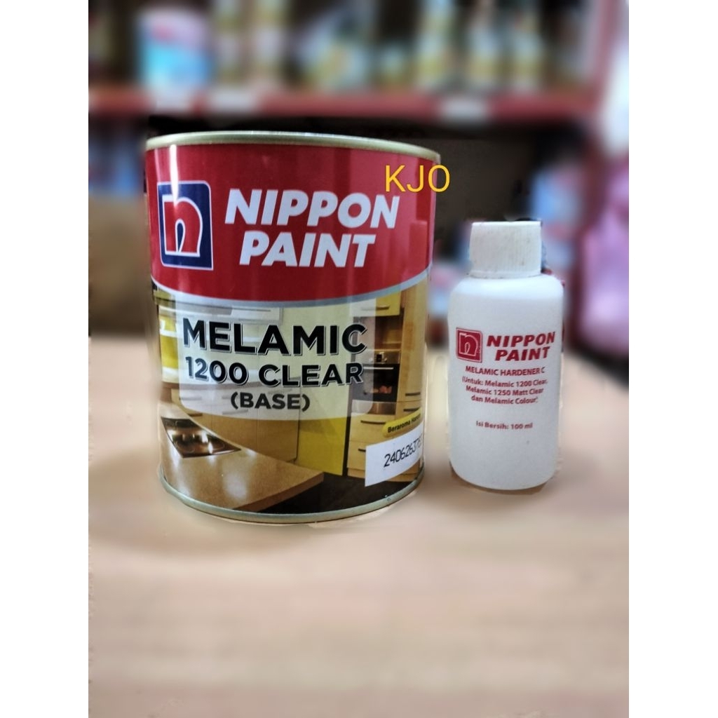 [1KG] NIPPON PAINT MELAMIC CLEAR 1200 / VERNIS KAYU CLEAR GLOSS NIPPON PAINT