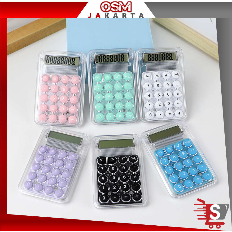 

OSM JKT 6626 Kalkulator Mini 3D / Kalkulator Portabel Aritmatika / Calculator Mini Pocket Size / Kalkulator Warna Makaron Lucu