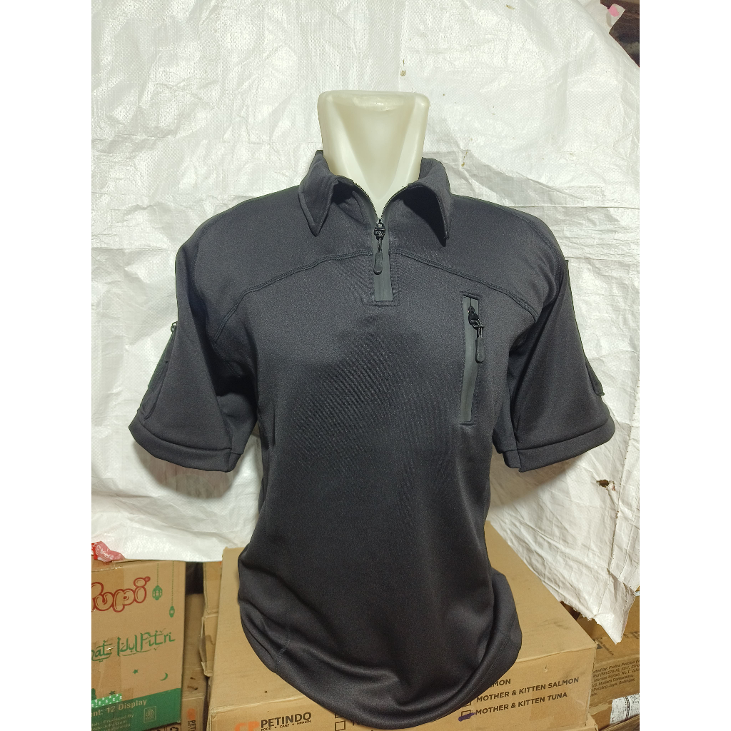 Kaos BDU SCUBA Hitam Pendek Kaos Tactical Full Dryfit Premium Kaos Bdu Scuba