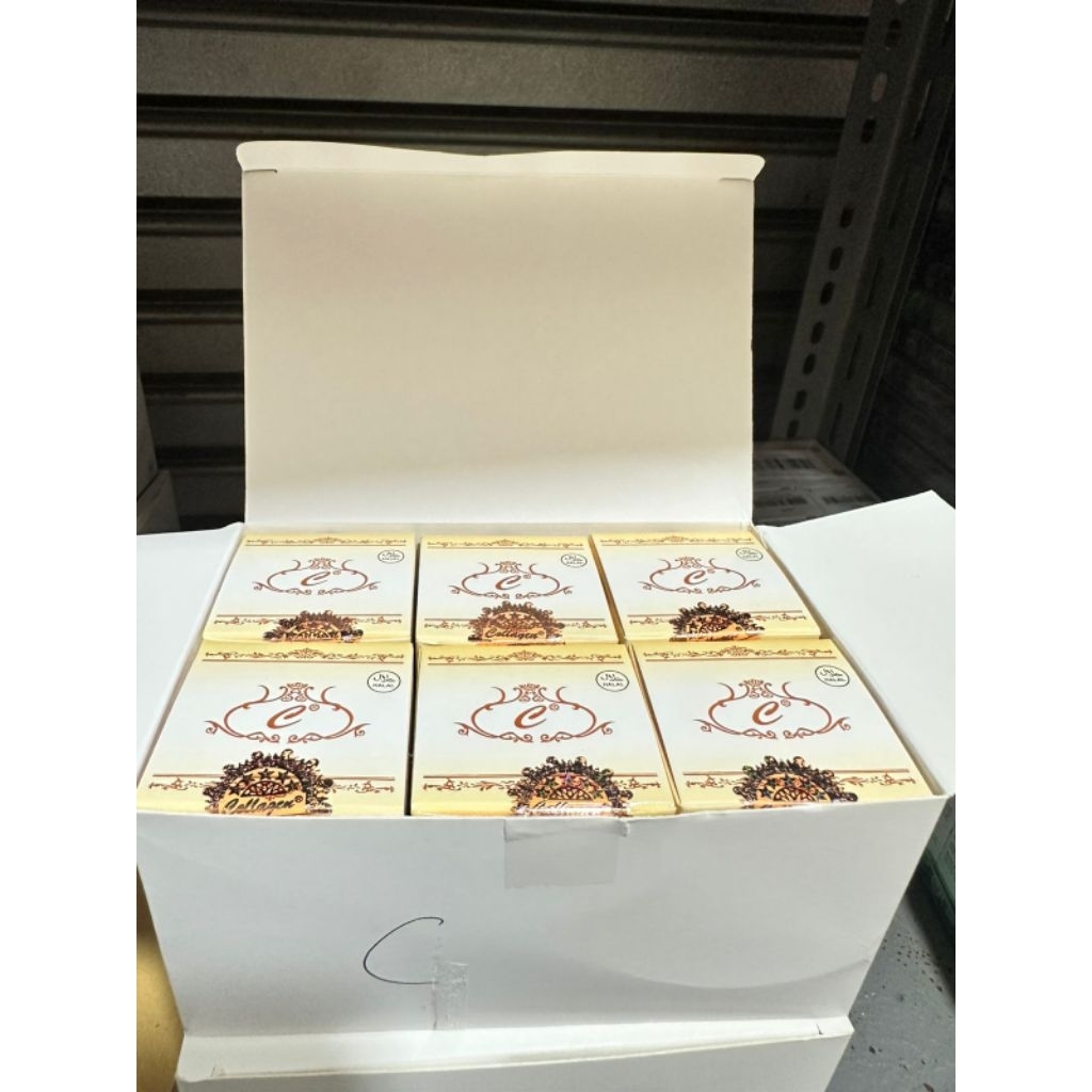 (12pc) Cream Collagen Malam Asli
