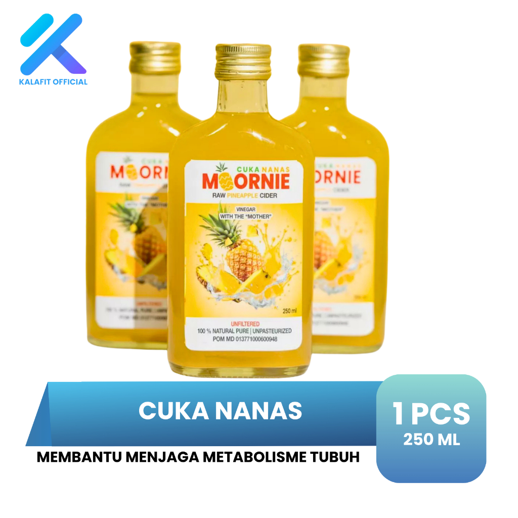 

Moorie Cuka Nanas Raw Pineapple Cider Atasi Diabetes Kolesterol dan Asam Urat 250 ml