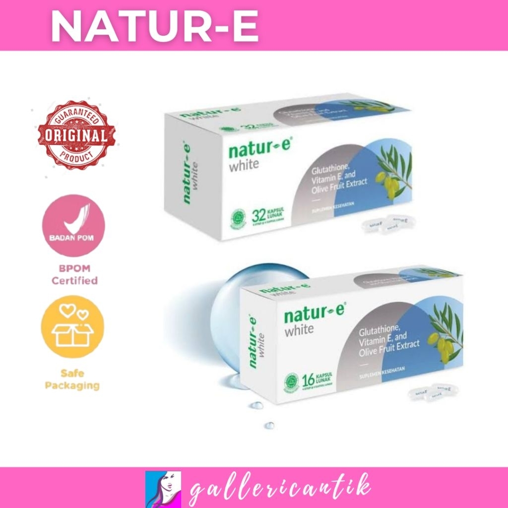 NATUR-E WHITE SUPLEMEN KESEHATAN