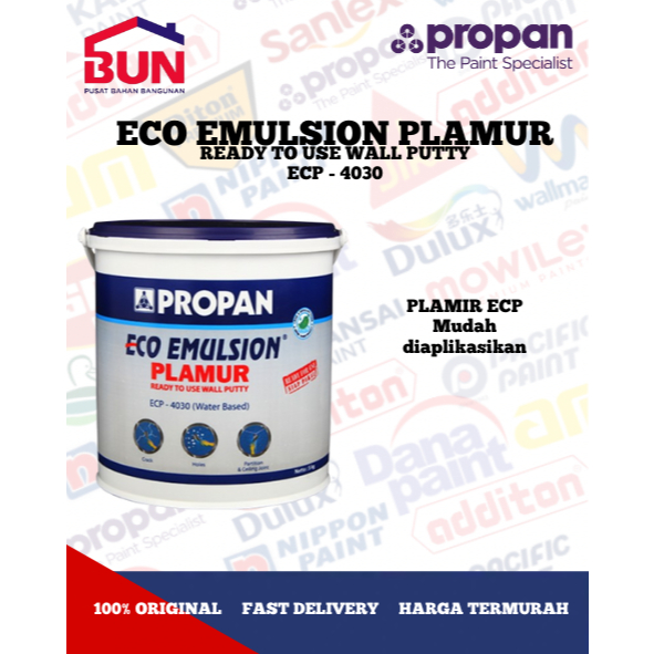 cat dasar tembok propan eco emulsion plamur ECP-4030 5 kg