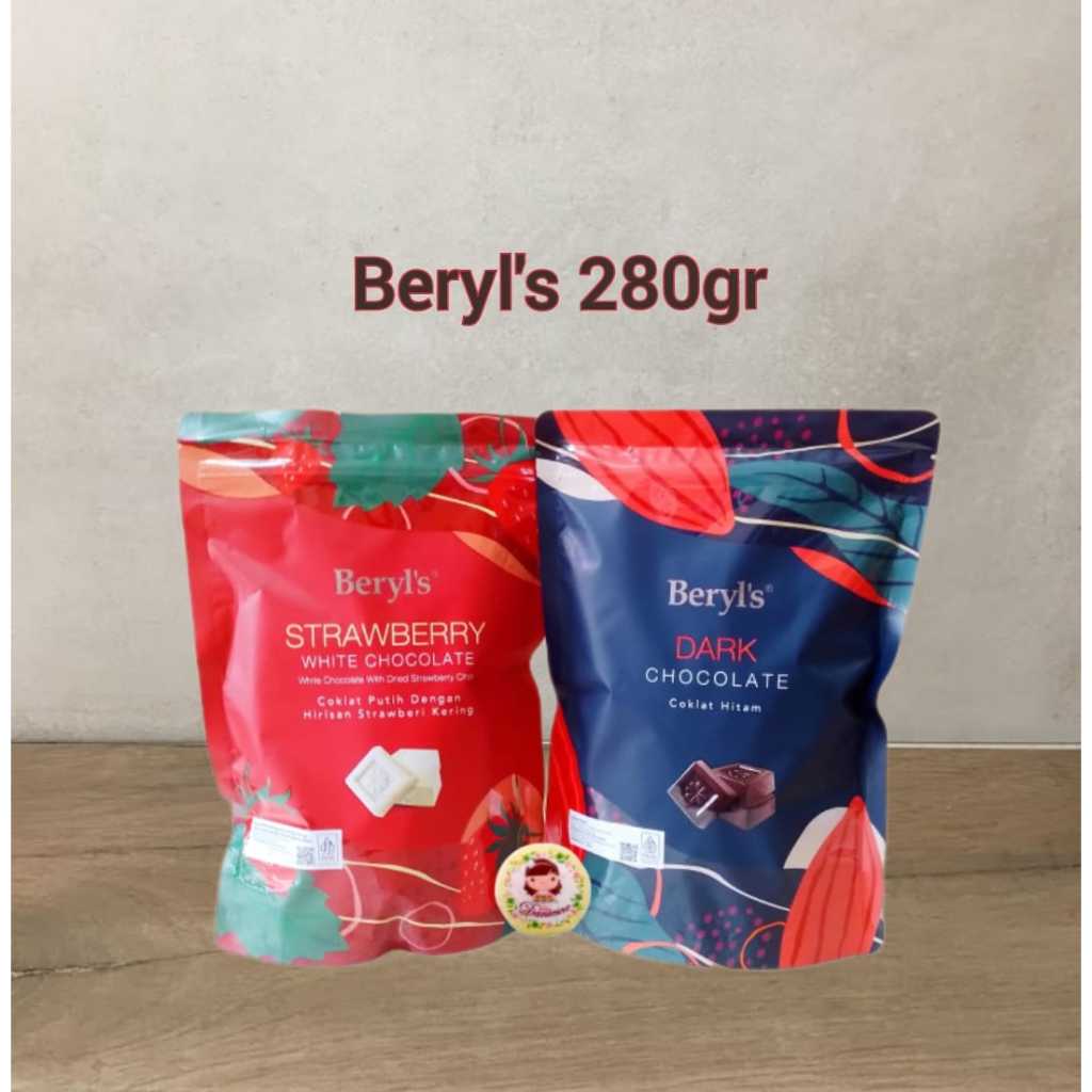 

Beryls dark chocolate Strawberry White coklat malaysia 280 gr ( ds bgr )