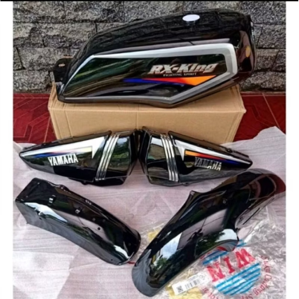 Paket komplit tangki RX KING RX King paket bodi fullset tangki rx king tahun 2001 hitam