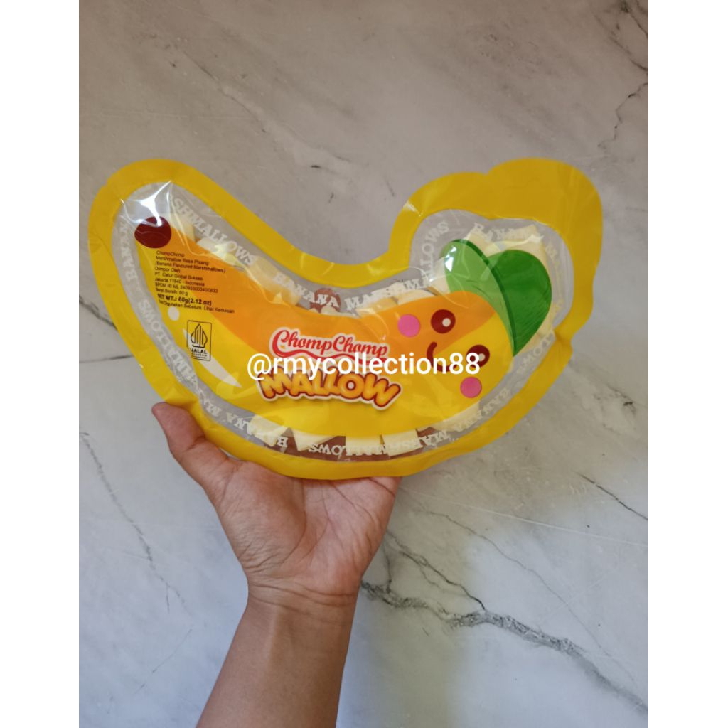 

Chompchomp Marshmallow Mallow Banana 60gram