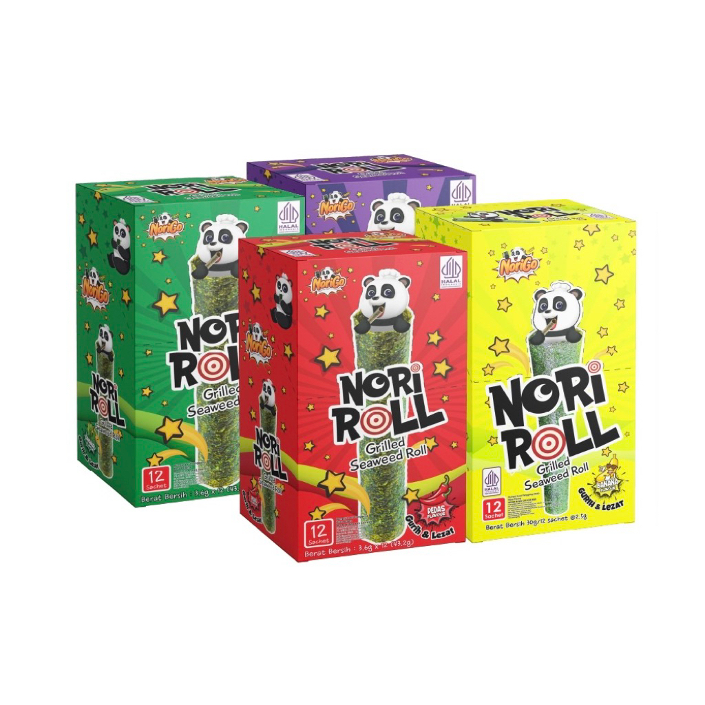 

Norigo Nori Roll Rumput Laut (Dus) | 1 Dus isi 6 Box