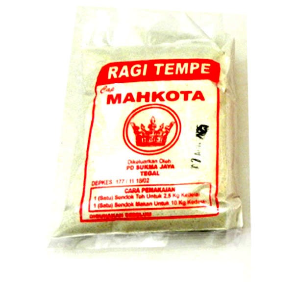 

Ragi tempe mahkota dulu merk unggul berat 160 gram