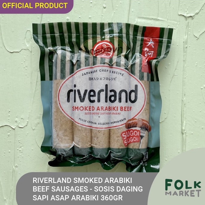 

Tren RIVERLAND ed Arabiki Beef Sausages Sosis Daging Sapi Asap 36gr