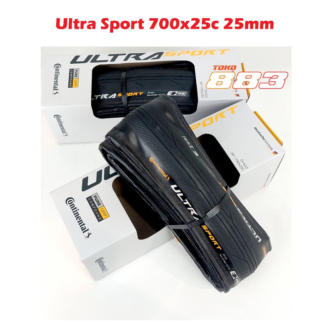 Ban Sepeda Continental Ultra Sport 3 700x25 Clincher 700C 25mm