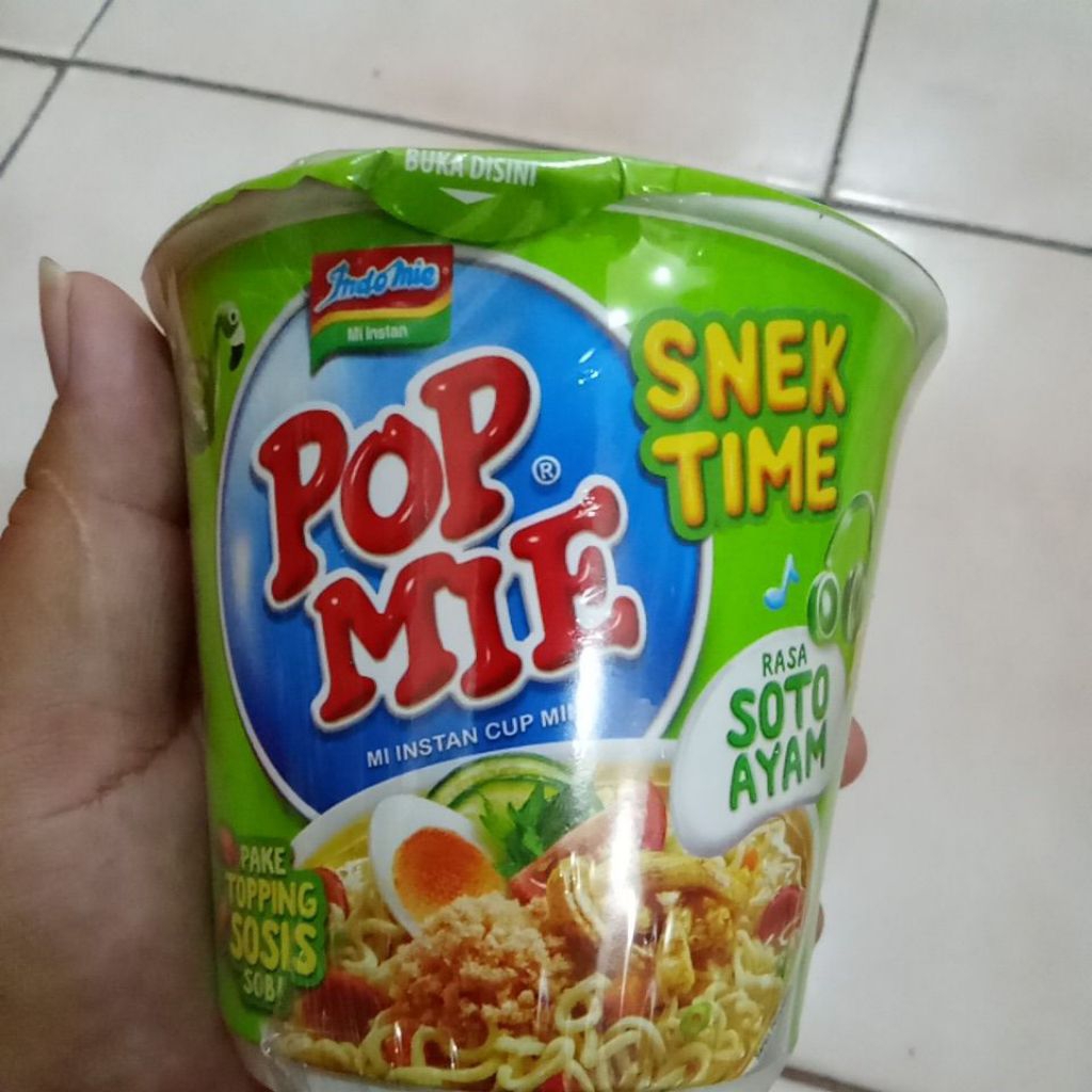 

Pop Mie Mi Instan Cup Mini Rasa Soto Ayam 39gr