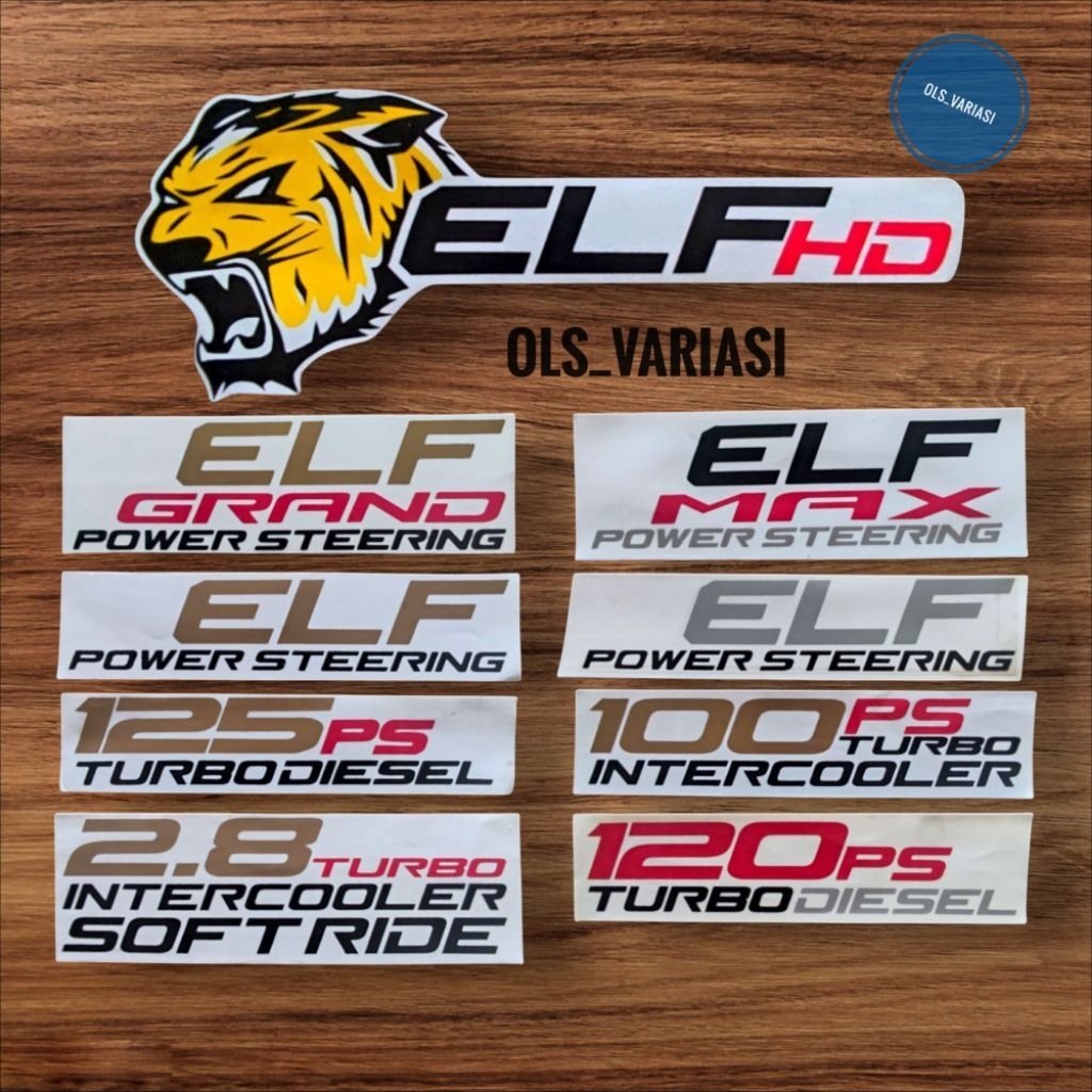 Stiker isuzu elf / Stiker Elf Macan Hd / Stiker Elf Set / Stiker Isuzu Elf 125ps / Stiker isuzu elf 