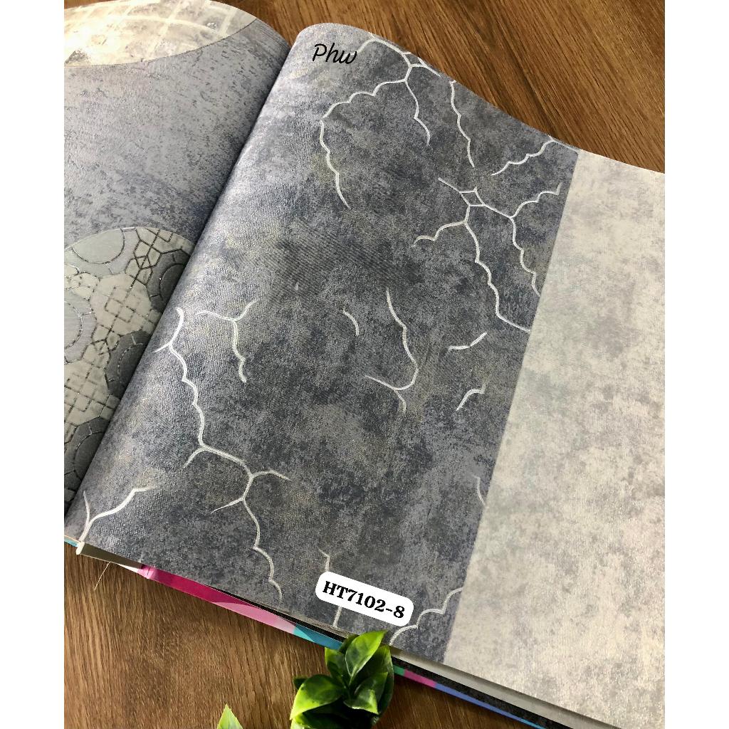 Wallpaper Dinding Mozaik Batik Cream Abu The Magical