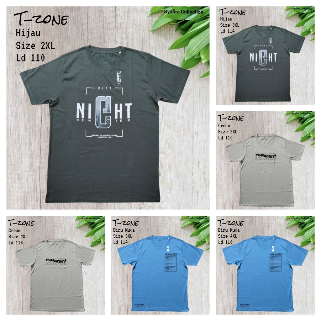 kaos oblong bigsize koko Tzo*e termurah