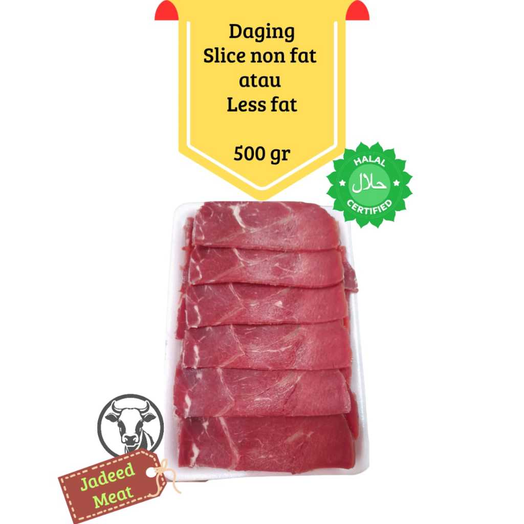 

Beef Slice TERIYAKI 500 gram Sukiyaki Less Fat