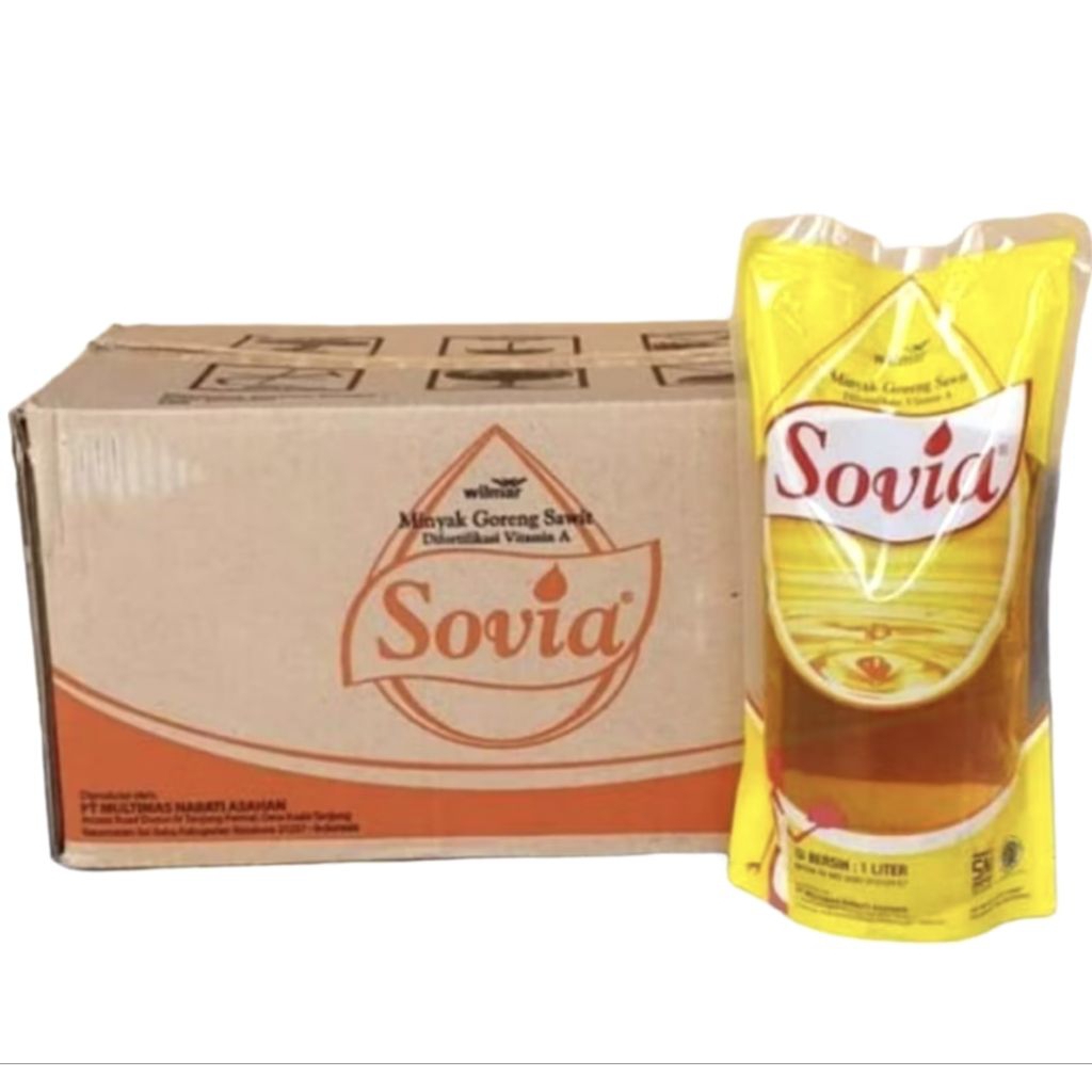 

2 pcs Minyak Goreng SOVIA POUCH 1 liter