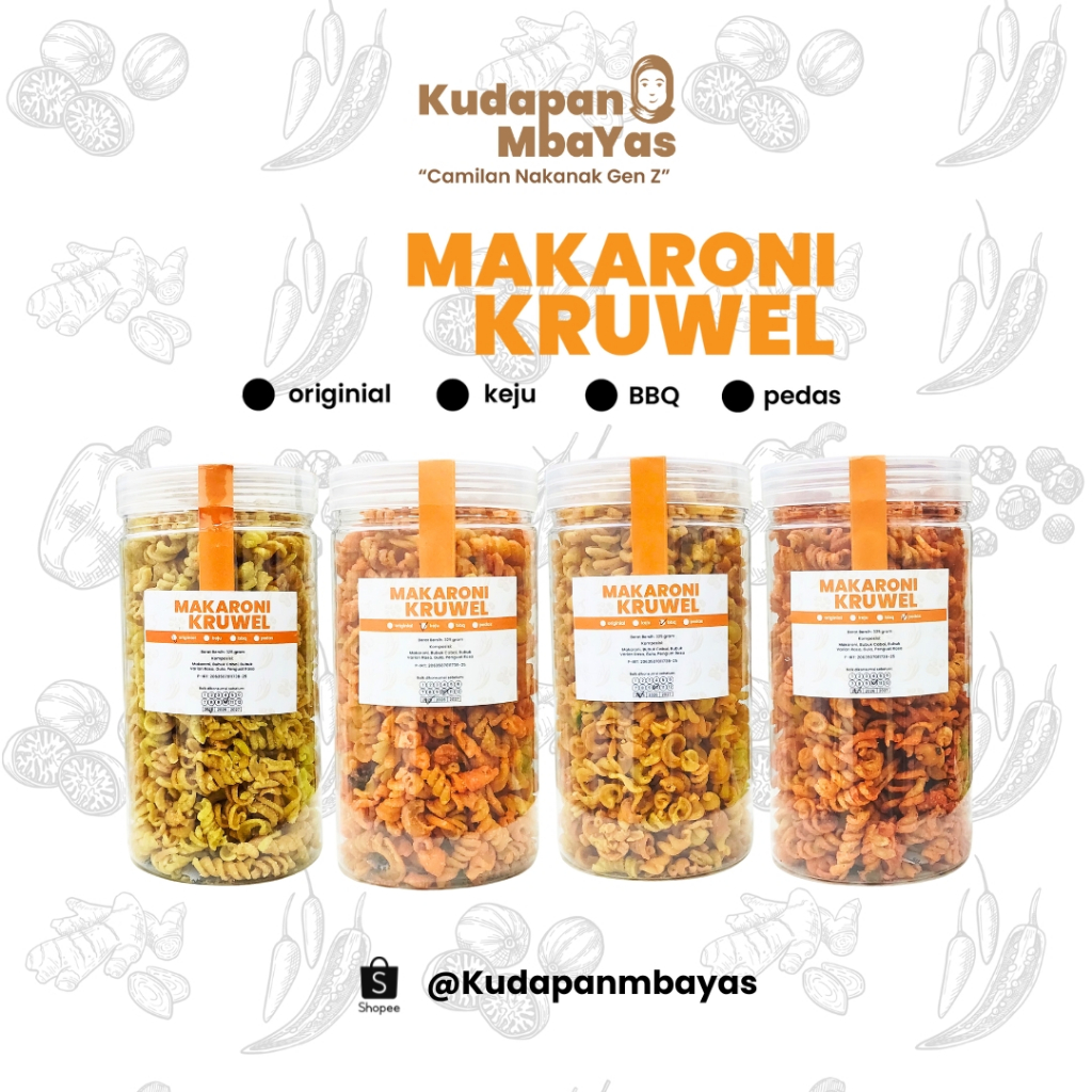 

Makaroni Kruwel - 325 g (Kemasan Toples)