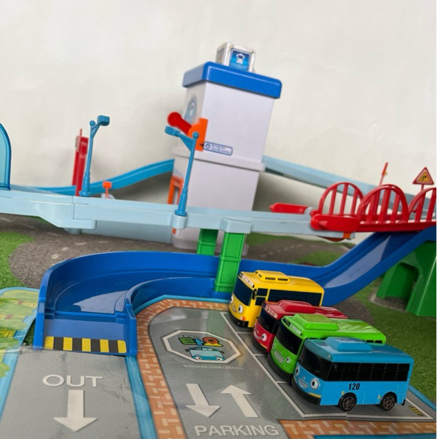 Tayo The Little Bus Track Set Playset Original Preloved