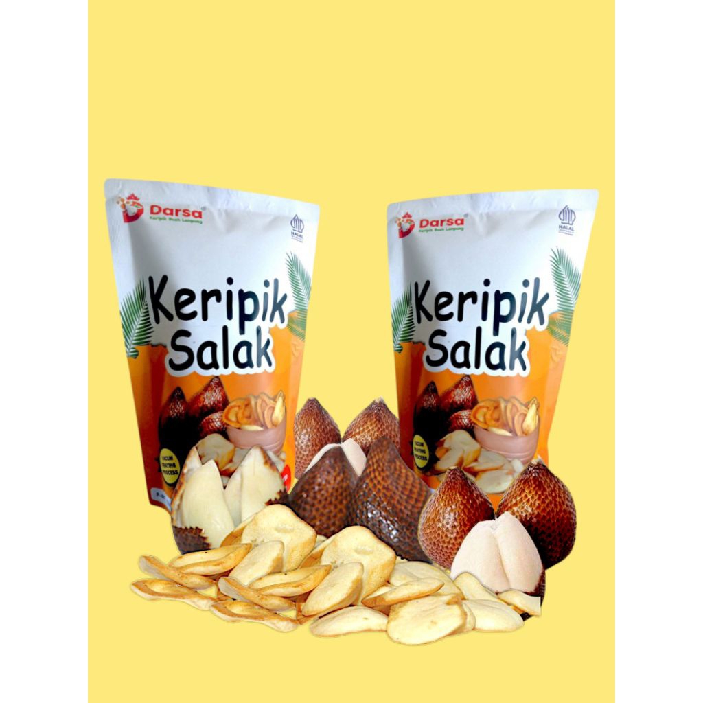 

DARSA Keripik Buah Salak oleh-oleh khas Lampung