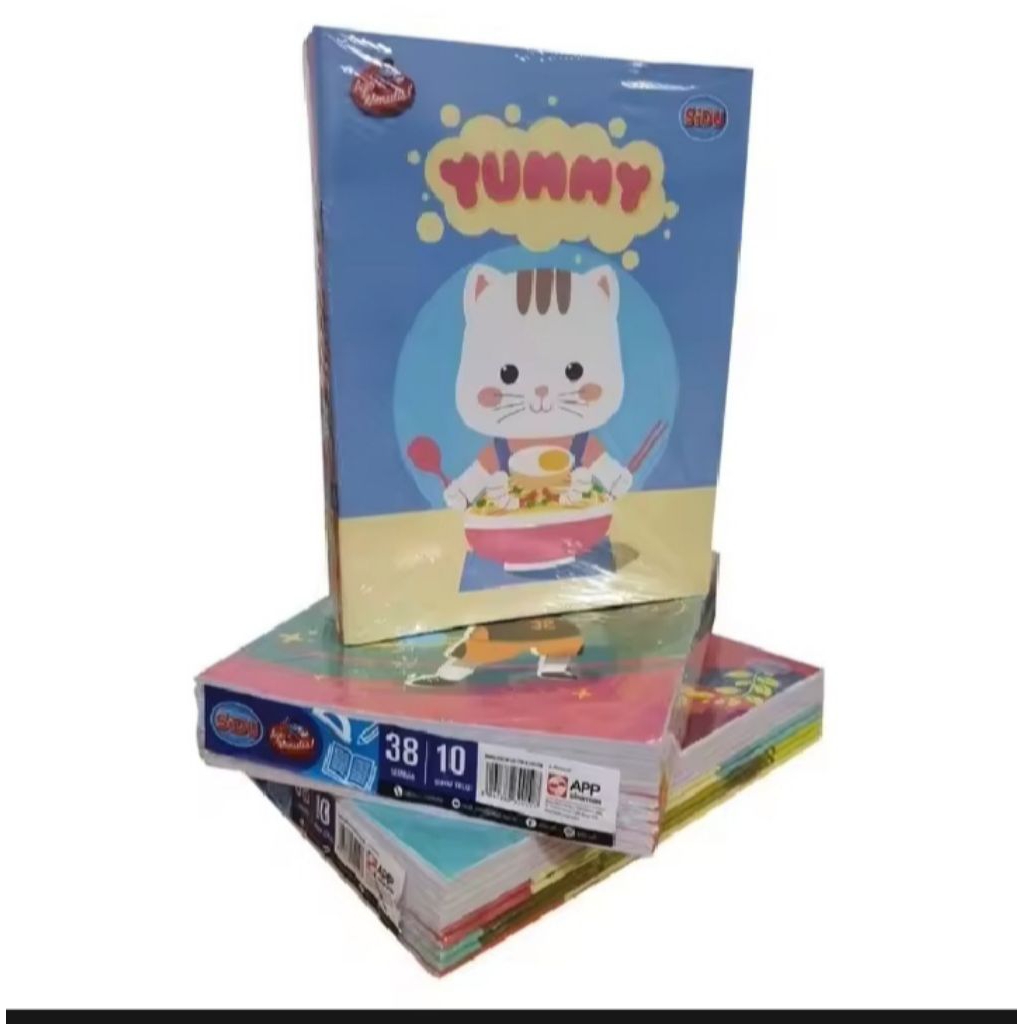 

Ay00! PAKET LENGKAP ALAT TULIS Buku SIDU 38 1pak, pulpen 2, pensil 2, Tipx 2, penghapus 2, penggaris