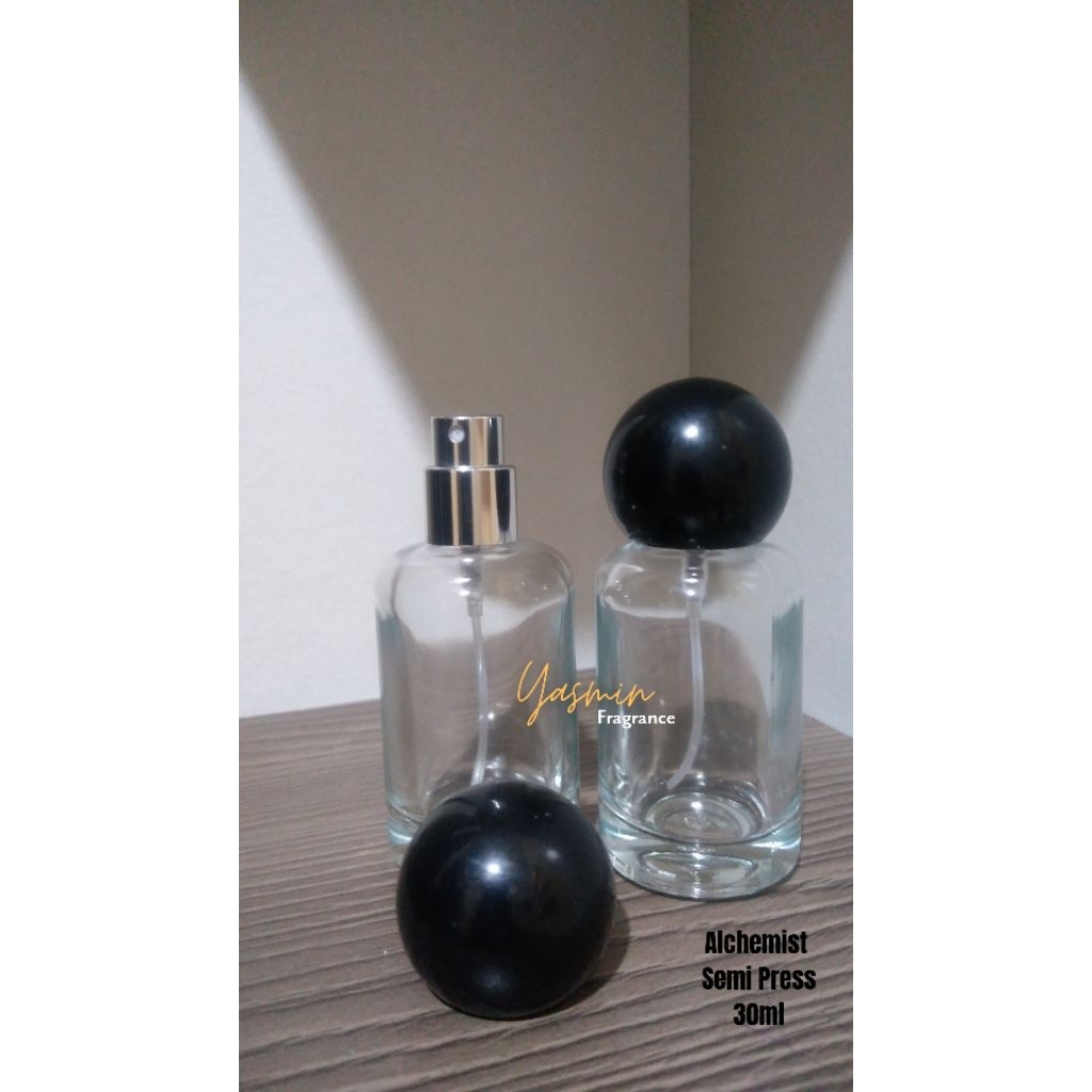 Botol Parfum Alchemistt 30ml - Spray Sm Press / Easy Pump Kaca Tebal Murah