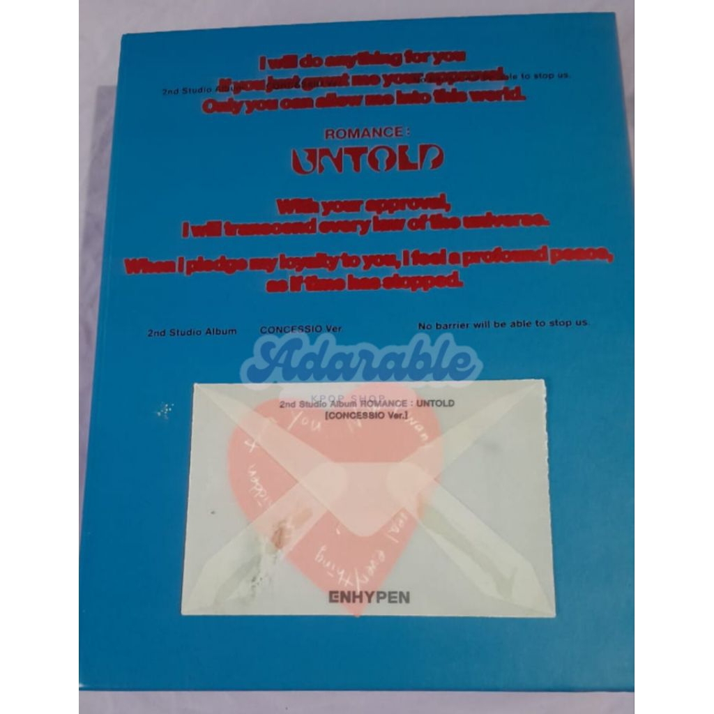 ALBUM ENHYPEN (ALBUM ONLY)